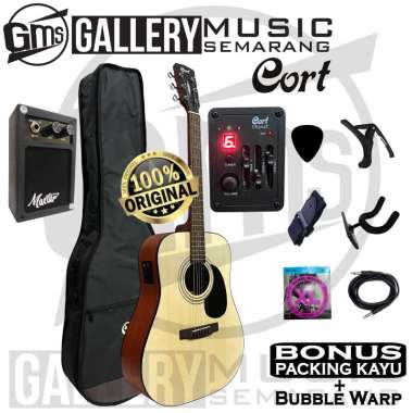 ORIGINAL!!! Gitar Akustik Elektrik Cort AD810E OP Preamp Cort CE304T Gitar Cort Original PAKET D