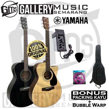 ORIGINAL!!! Gitar Akustik Elektrik Yamaha FS100C Gitar Yamaha Original PAKET B 7545R Natural