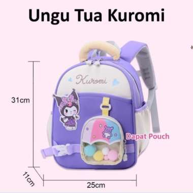 Tas Anak TK Laki Laki Astronot Usia 3-6 Tahun Ukuran 32cm Warna Biru Oren Pink Ungu | 8871 Kivaro KU