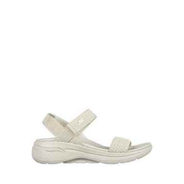 Skechers Women Slides Go Walk Arch Fit Sandal Wanita [SKE140264NAT] 37 Natural
