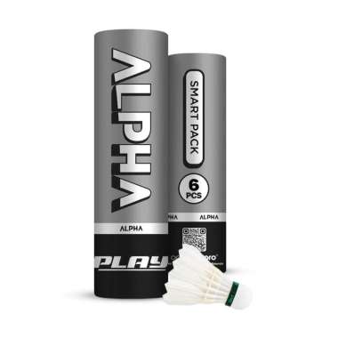 Shuttlecock Badminton ALPHA Smart Pack 3in1 Isi 6 pcs Alpha Play Isi 6 Pcs Speed 75