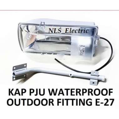 Kap lampu jalan PJU e27 Kap lampu putih