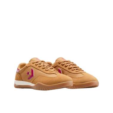Converse Run Star Trainer Sepatu Sneakers Wanita - Dark Brown/Beige [CONA17669C] 40