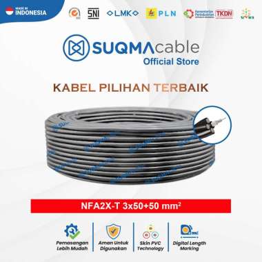 Kabel Listrik Tembaga / NFA2X/T SUQMA 3x50+50 @1000