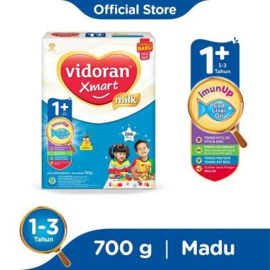Vidoran 1+ Madu 700gr / Susu Vidoran Xmart 700g