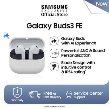 Samsung Galaxy Buds3 FE - AI Earbuds | TWS ANC | 360 Audio | Wireless Earbuds Gray