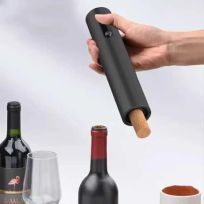 Secura Pembuka Tutup Botol Wine Elektrik Automatic Corkscrew Opener - S-410, Kemudahan Membuka Botol Wine Tanpa Ribet, Desain Kokoh IH