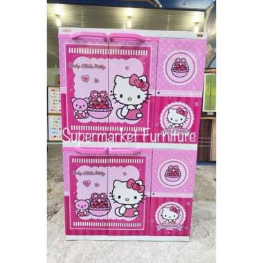 LEMARI MEGA MSC PREMIUM NAIBA HELLOKITTY