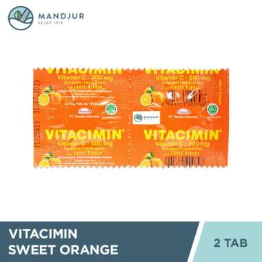 Tablet Hisap VITACIMIN Orange - Vitamin Daya Tahan Tubuh