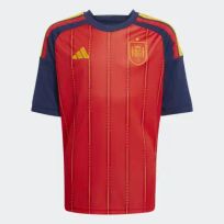 adidas Kids Football Spain 2026 World Cup Home Jersey Kids Rfef H Jsy Y Baju Kids [JZ5757]