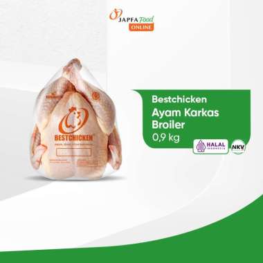 Bestchicken Ayam Utuh Japfa Food 900 gr / Daging Ayam Karkas Broiler / 900 gram 0.9kg
