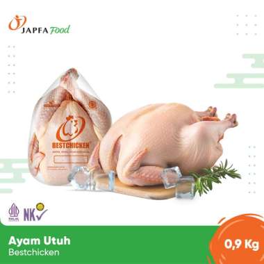 Bestchicken Ayam Karkas Broiler / Ayam Utuh Japfa Food 900 gram / 0.9 kg