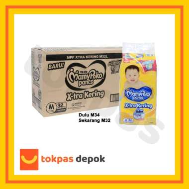 MamyPoko Pants Xtra Kering (Size M / 34 Sheets) (1 Karton)