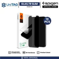 SPIGEN Tempered Glass for iPhone 17e Spigen GlastR Slim Anti Gores Transparent Privacy Anti Spy Full Cover Protector by UniTAG
