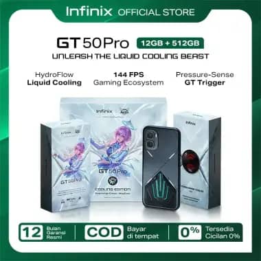 Infinix GT 50 Pro 12/512GB Specia Box - Up to 24GB Extended RAM - Dimensity 8400 Ultimate - 6.78