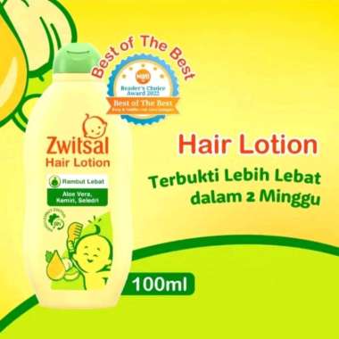 Zwitsal Baby Hair Lotion Aloe Vera, Kemiri & Seledri 100ml