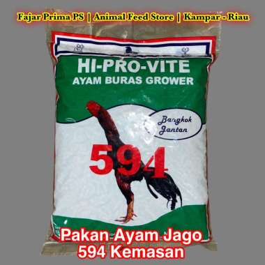 594 Kemasan 1 kg | Pakan Ayam Jago | Pur Grower Ayam Bangkok | Pakan Ayam Buras Fase Grower