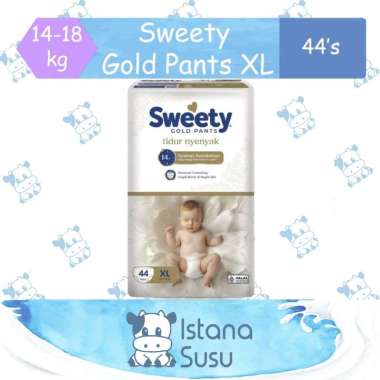 Promo Harga Sweety Gold Pants XL44 44 pcs - Blibli