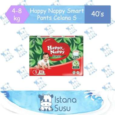 Promo Harga Happy Nappy Smart Pantz Diaper S40 40 pcs - Blibli