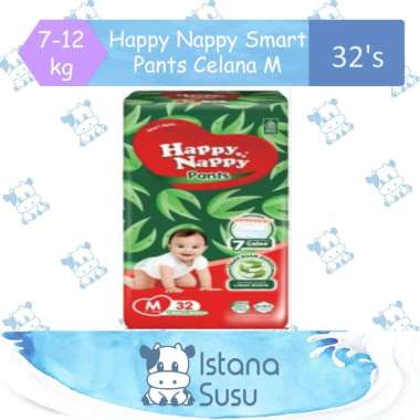 Promo Harga Happy Nappy Smart Pantz Diaper M34 34 pcs - Blibli