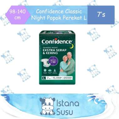 Promo Harga Confidence Adult Diapers Classic Night L7 7 pcs - Blibli