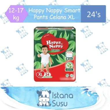 Promo Harga Happy Nappy Smart Pantz Diaper XL26 26 pcs - Blibli
