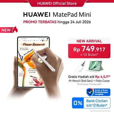 【BARU | FREE PEN】HUAWEI MatePad Mini 12GB + 256GB Tablet | Ultra-light, Ultra-thin | 8.8