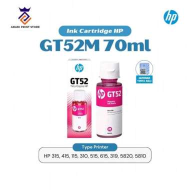 Tinta HP GT52 Magenta Magenta