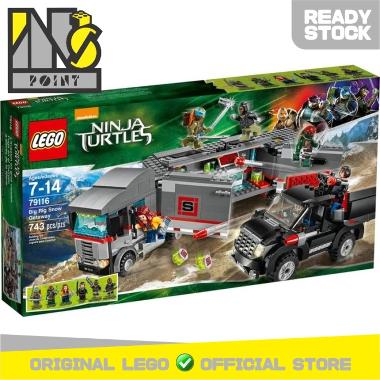 LEGO TMNT Big Bang Snow Getaway 79116 Mainan Blok & Puzzle