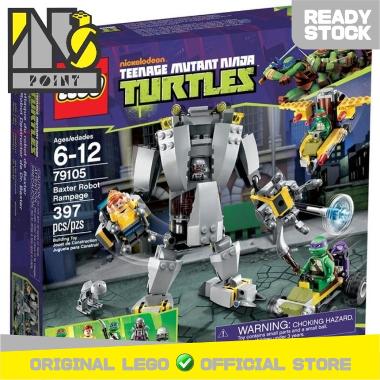 LEGO TMNT Baxter Robot Rampage 79105 Mainan Blok & Puzzle