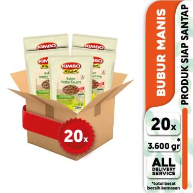 Kimbo Kitchen Bubur Aneka Kacang Makanan Siap Saji [20 pcs]
