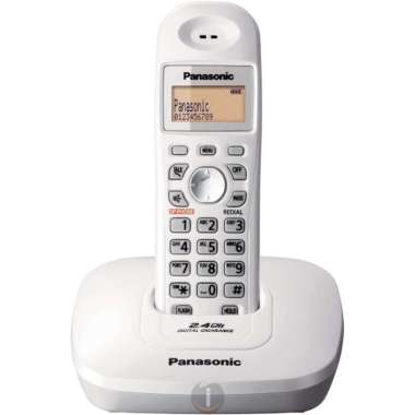 Panasonic Cordless Phone KX-TG3611 Speakerphone Wireless Phone [Hitam] HITAM