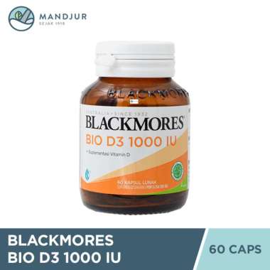 Blackmores Vitamin D3 1000 IU 60 Kapsul - Suplemen Vitamin D 1000 IU