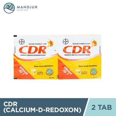 CDR (Calcium-D-Redoxon) 2 Tablet - Asupan Nutrisi Kalsium Untuk Tulang