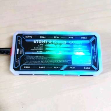 FAN CONTROLLER 10 PORT DENGAN REMOTE UNTUK FAN CASE RGB