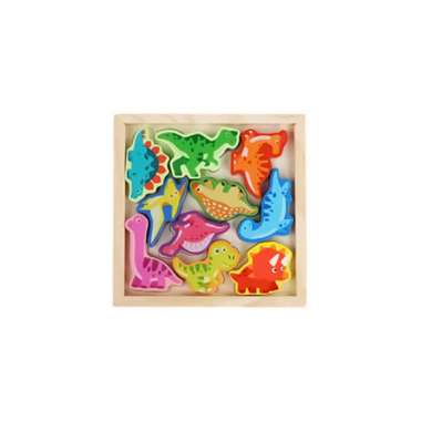 ONE-M177 Mainan Puzzle 3D Wooden Toys Puzzle Kayu Mainan Edukasi Anak Jigsaw Puzzle Cocokkan Bentuk