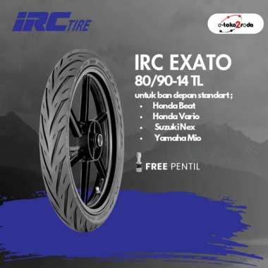Ban Motor IRC 80/90-14 EXATO NR88 TUBELESS