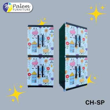 Miami Orlando Kunci Lemari Plastik 4 Susun Karakter Jumbo TEDDY