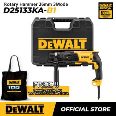 Dewalt Rotary Hammer / Bor Beton Listrik 800Watt 26mm D25133KA