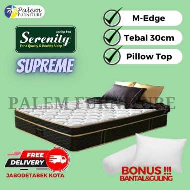 Elite Serenity Supreme Plush Top Set Springbed 160 x 200 White
