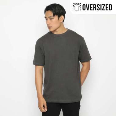 RBJ T-shirt Cotton Polos Oversized Pria Pirate Black M