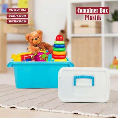 OEM SK-C256 Container Box Plastik Kotak Kontainer Mainan Balok Wadah Plastik Kotak Tempat Penyimpana