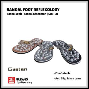 Sandal Jepit Reflexology GLISTEN 11 Black
