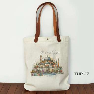 Totebag Souvenir Turki Tas Canvas oleh oleh Turki TUR-07