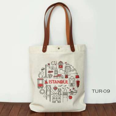 Totebag Souvenir Turki Tas Canvas oleh oleh Turki TUR-09
