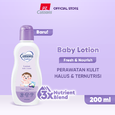 Cussons Baby Lotion Fresh & Nourish - Losion Bayi 200ml