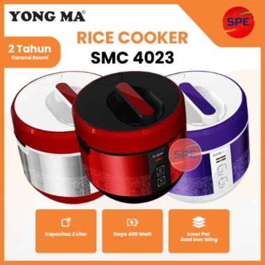 RICE COOKER / MAGIC COM YONG MA KAPASITAS 2 LITER SMC 4023 / SMC4023 GARANSI RESMI (MEDAN)