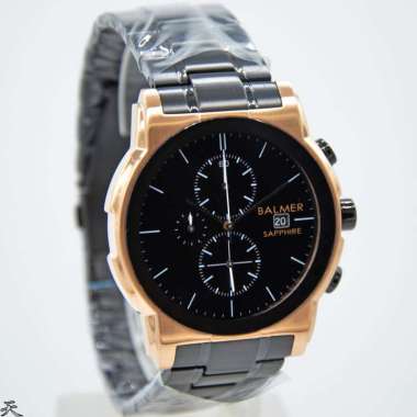 Balmer 7986 Jam Tangan Pria Original Garansi Resmi Black Rosegold