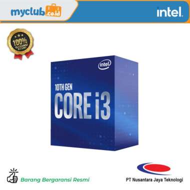 Intel Core i3-10100F i3 10100F 3.6Ghz Up To 4.3Ghz Socket LGA 1200 BOX