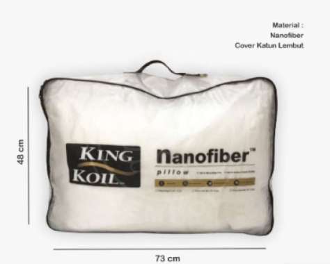 BANTAL KING KOIL - BANTAL BULU ANGSA SYNTHETIC - NANO FIBER SOFT - KING KOIL